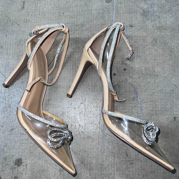 Shoe Dazzle Bow Diamond Heel ON-D72 - Picture 2 of 3